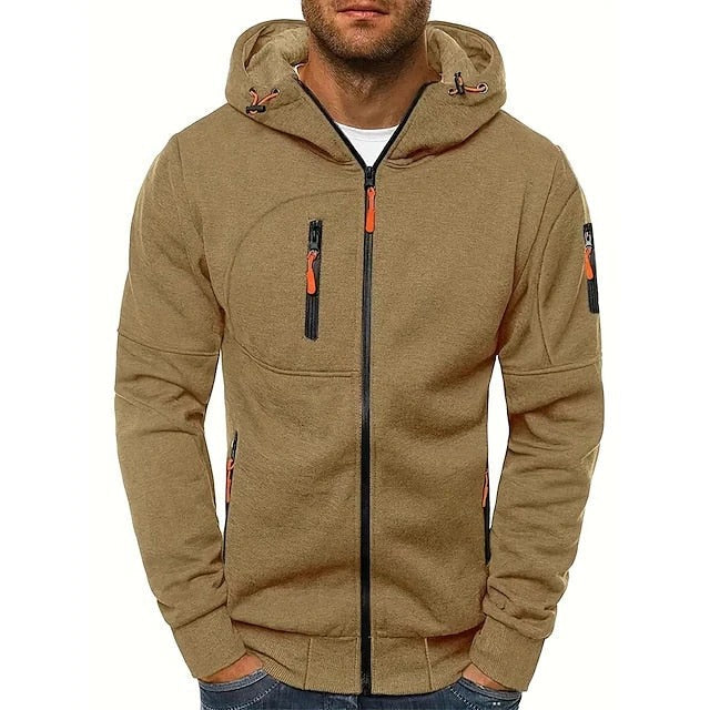 Premium Mens Fleece Hooded Sweatshirt