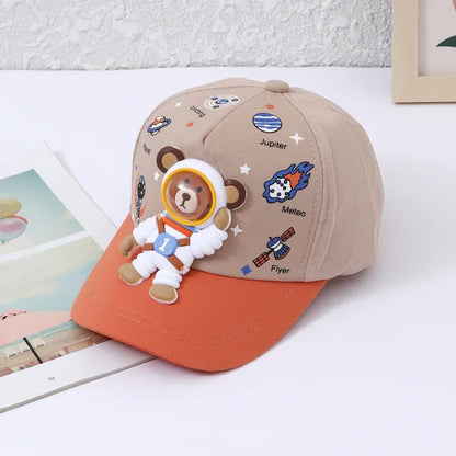 Fun Kids Baseball Cap with Cute Bear Designs - Halri