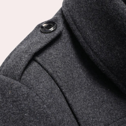 Warm Men's Double Layer Parka Coat