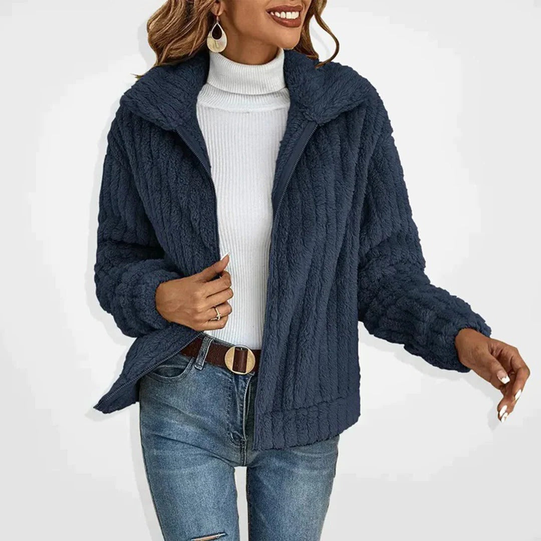 Women's Soft Oversized Fleece Cardigan