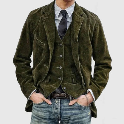 Rugged Textured Mens Jacket
