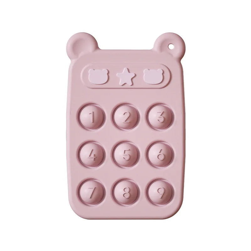 Silicone Baby Teether & Fidget Toy Set