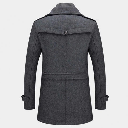 Warm Men's Double Layer Parka Coat