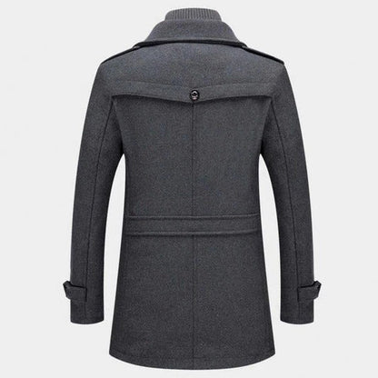 Warm Men's Double Layer Parka Coat