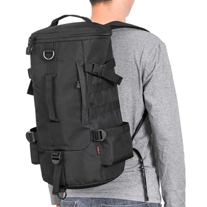 Compact Fishing Gear Bag with Rod Storage