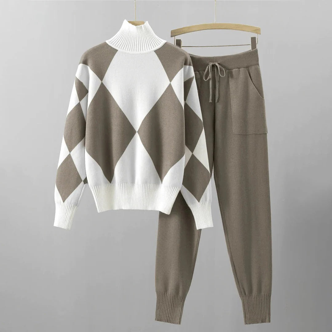 Cozy Knit Top and Bottom Set - Halri
