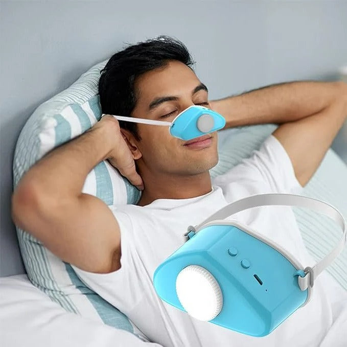 Compact Sleep Apnea Machine - Portable Snore Stopper Mask - Halri