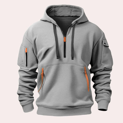 Fashionable Men's Cozy Hooded Sweatshirt