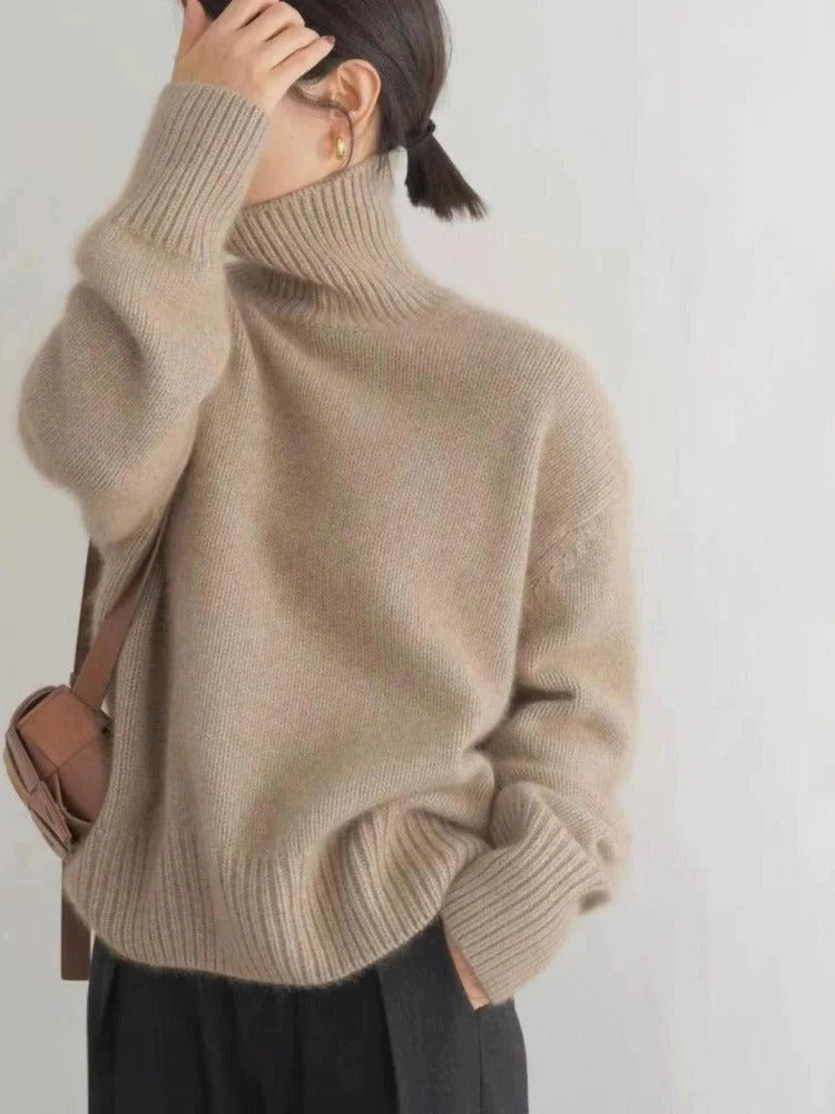 Soft Cozy Merino Wool Crew Neck Sweater - Befez