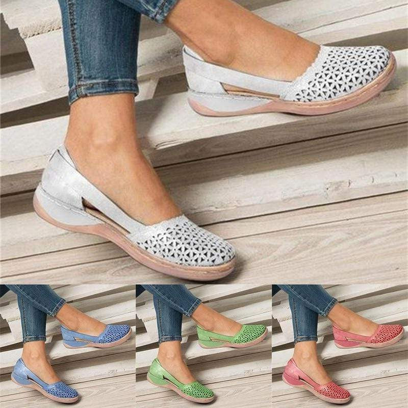 Comfortable Women Flat Shoes for Sensitive Feet