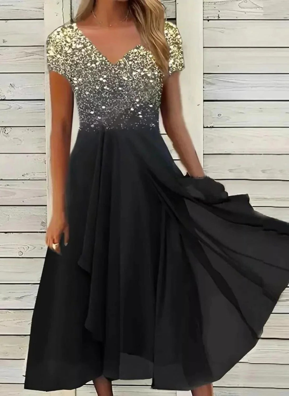 Elegant Lightweight Evening Gown
