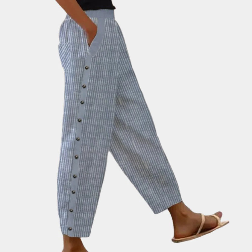 Fashionable Black and White Women's pants - Halri