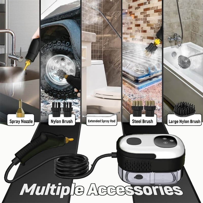Powerful Heavy Duty Steam Cleaner with Accessories