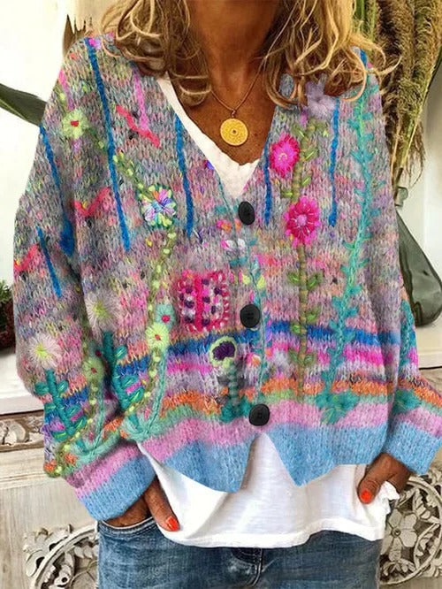 Classic Ladies Knitted Sweater - Befez