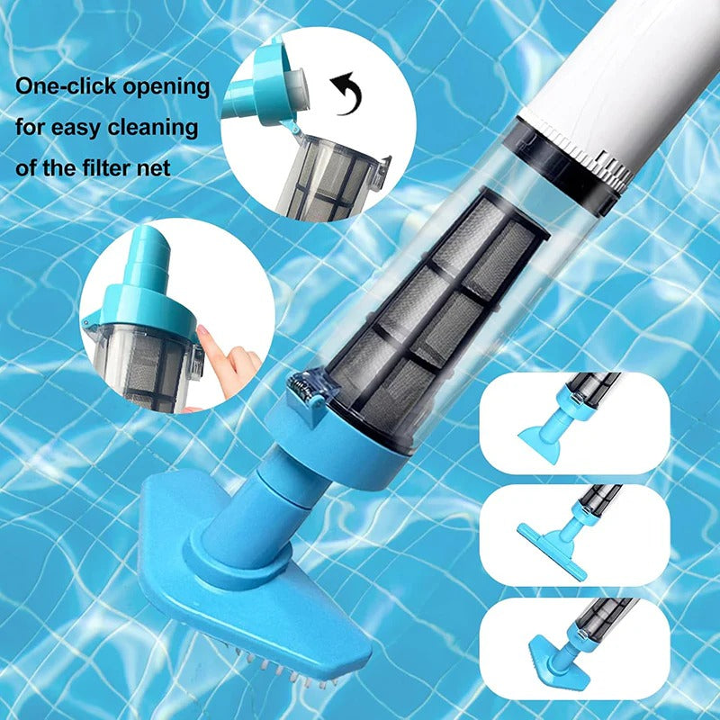 Portable Wireless Pool Vacuum Cleaner Kit