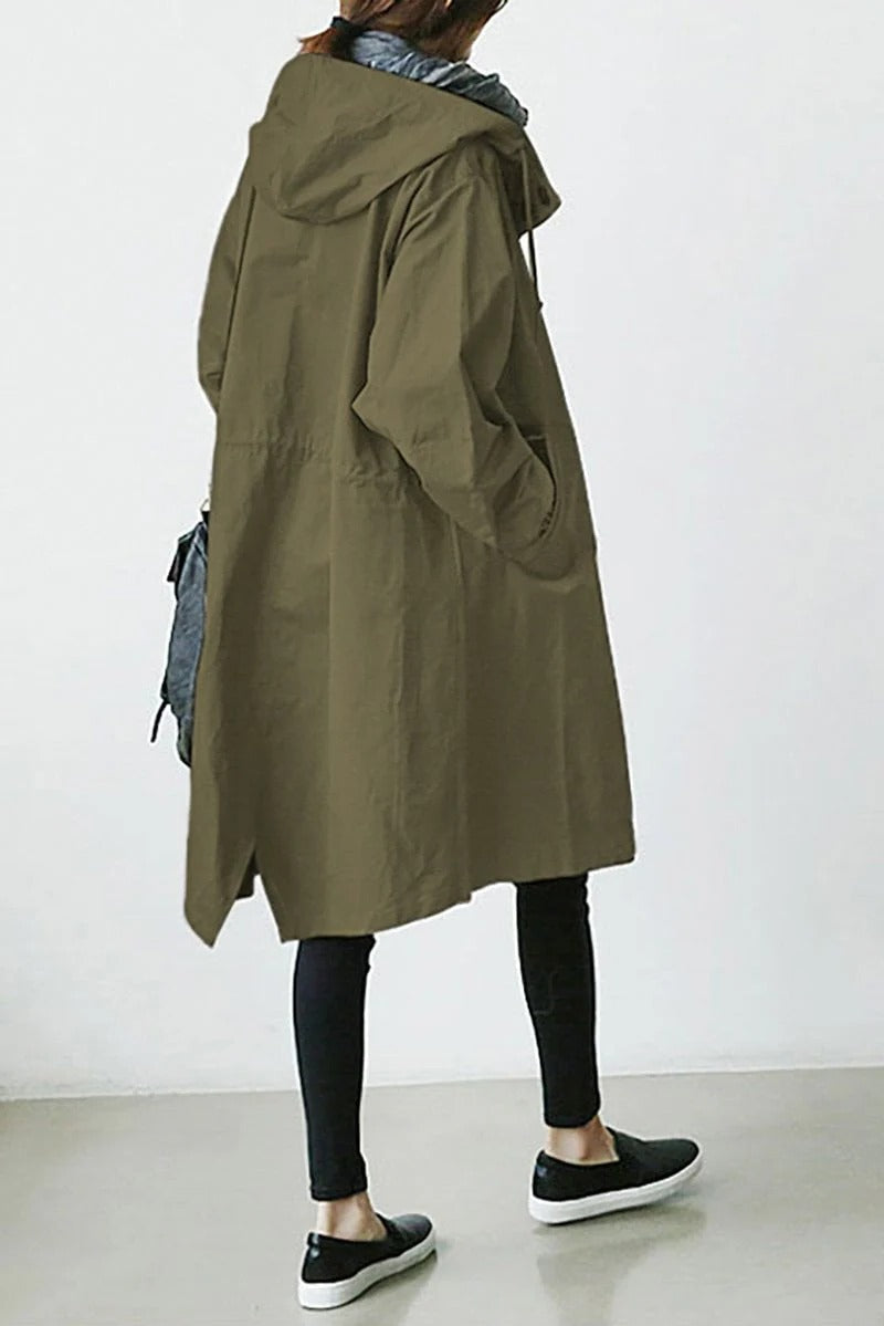 Waterproof Long Parka Rain Coat
