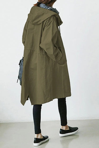 Waterproof Long Parka Rain Coat