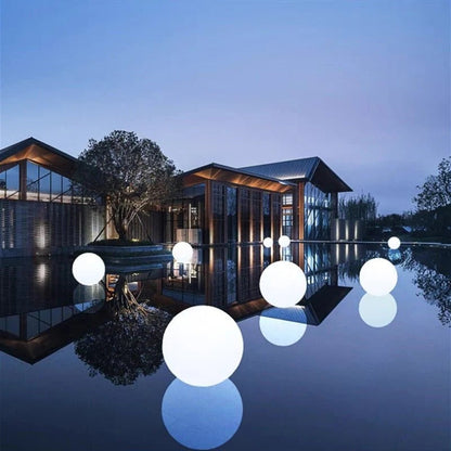 Waterproof Solar Globe Lamp - 16 Color LED Outdoor Light