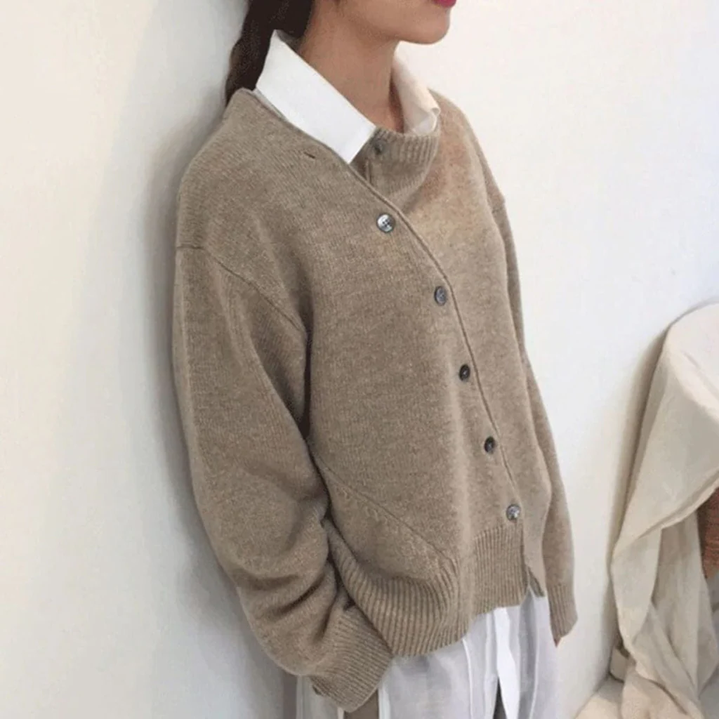 Luxury Button Front Wool Coat - Halri