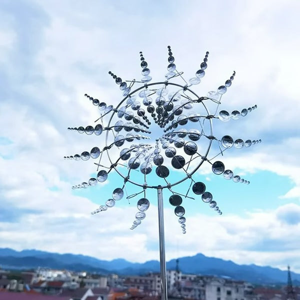 Outdoor Spin Windmill Garden Decor
