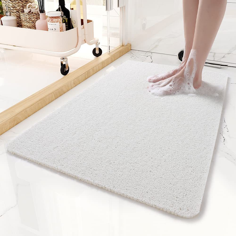 Grip Bathroom Shower Mat with Fast Drainage and Support