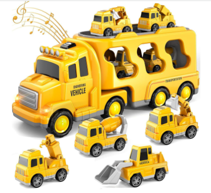 Fun Toy Truck Set with Lights and Sounds