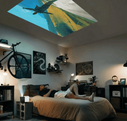 Compact Portable Home Theater Projector