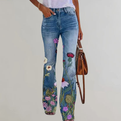 Ladies Wide Leg Pants