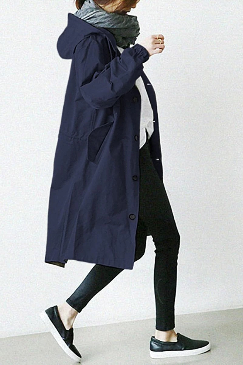 Waterproof Long Parka Rain Coat