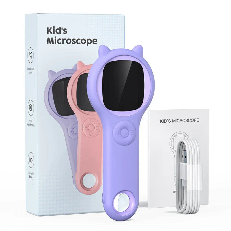 Portable Kids Microscope Set