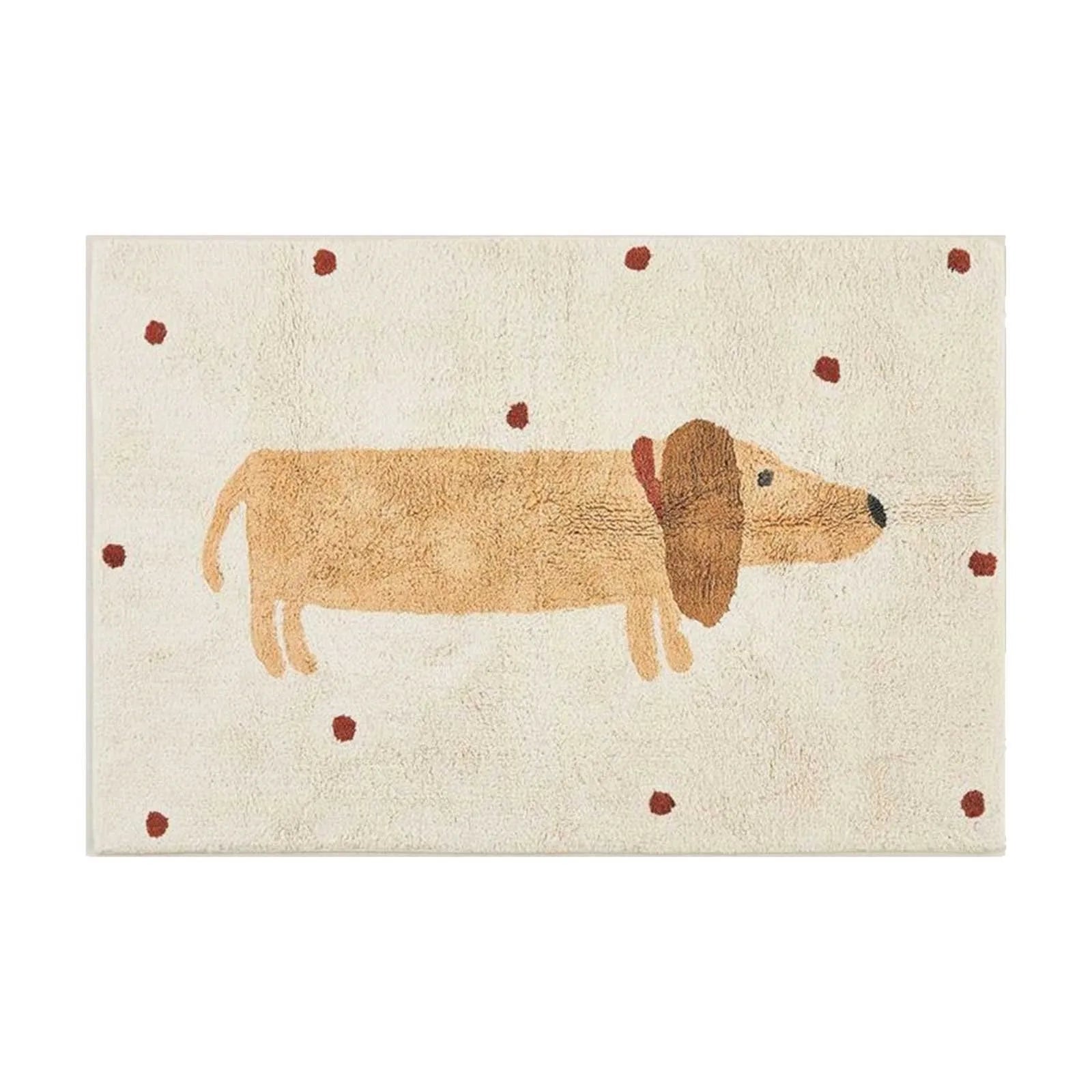 Plush Dachshund Kids Bedroom Rug - Halri