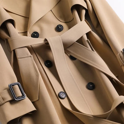 Elegant Water Resistant Trench Coat