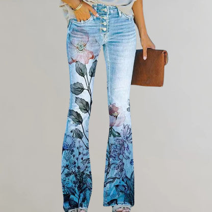 Ladies Wide Leg Pants