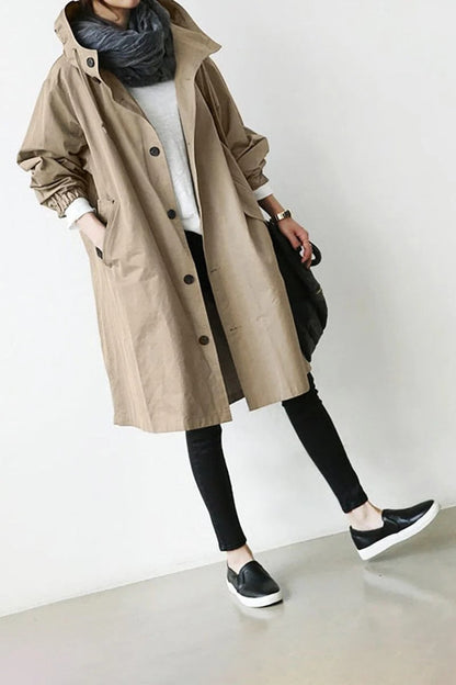 Waterproof Long Parka Rain Coat