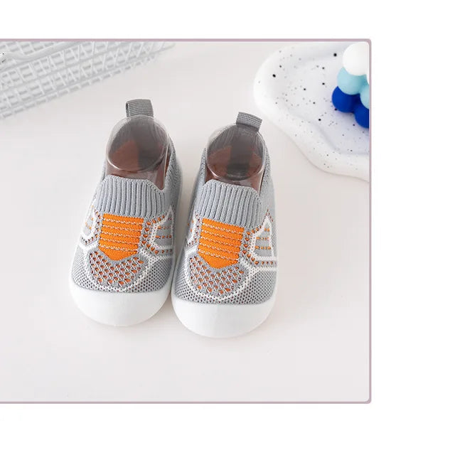 Soft Baby Sneakers - Lightweight Breathable Toddler Shoes