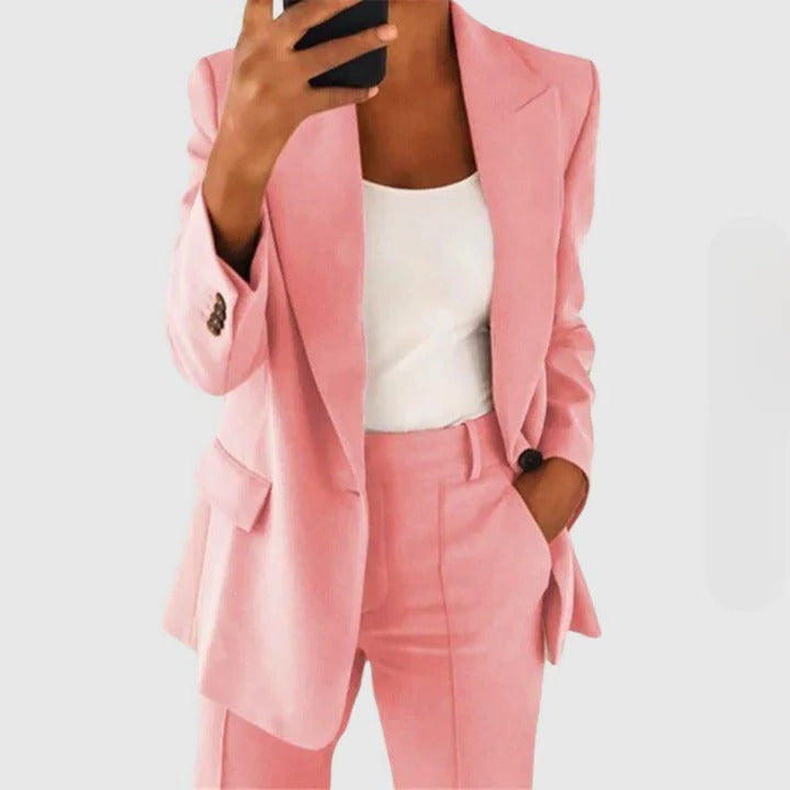Elegant Fashionable Women's Blazer Suit