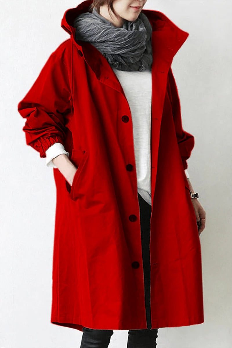 Waterproof Long Parka Rain Coat