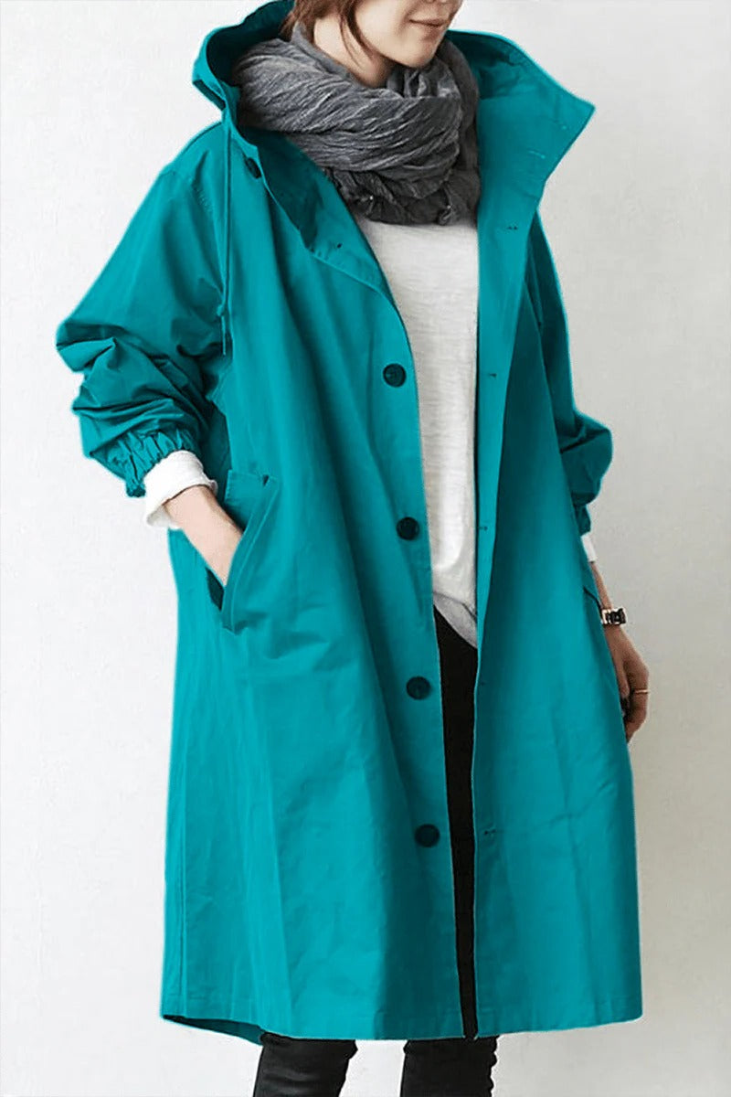 Waterproof Long Parka Rain Coat
