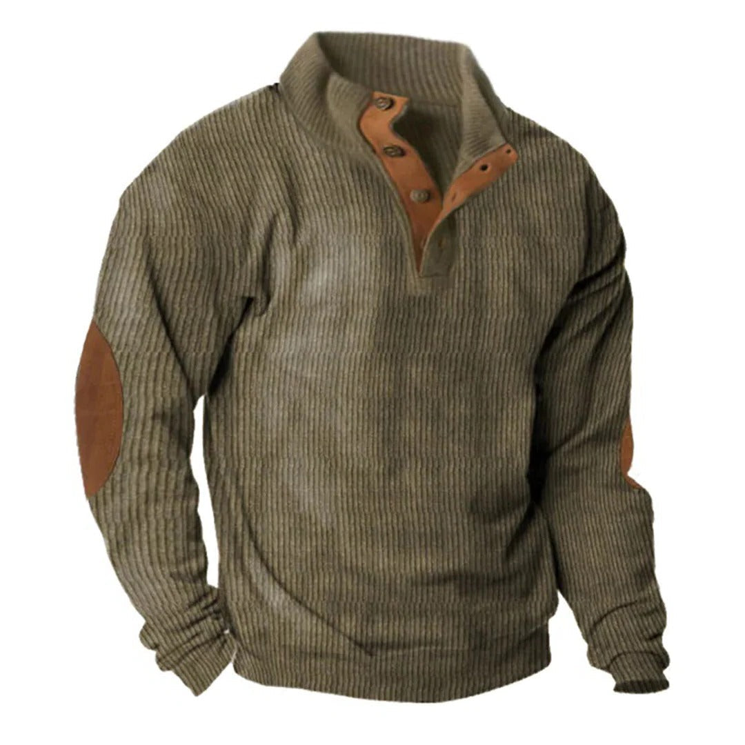 Men's Warm Crew Neck Sweater - Halri