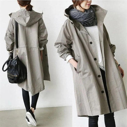 Waterproof Long Parka Rain Coat