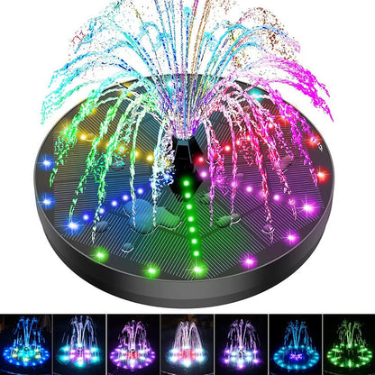 Bright Outdoor Fountain with 60 LED Lights - Halri