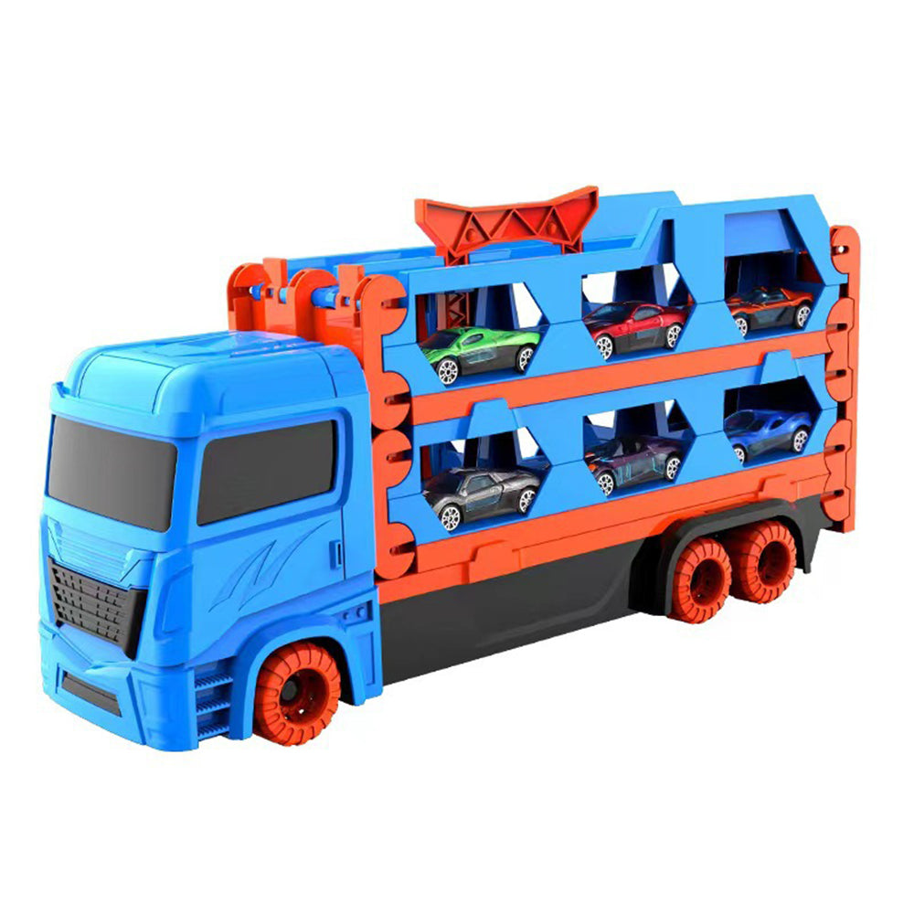Fun Die-Cast Truck Playset with Racing Track