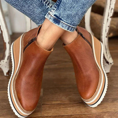 Ladies Short Heel Boots