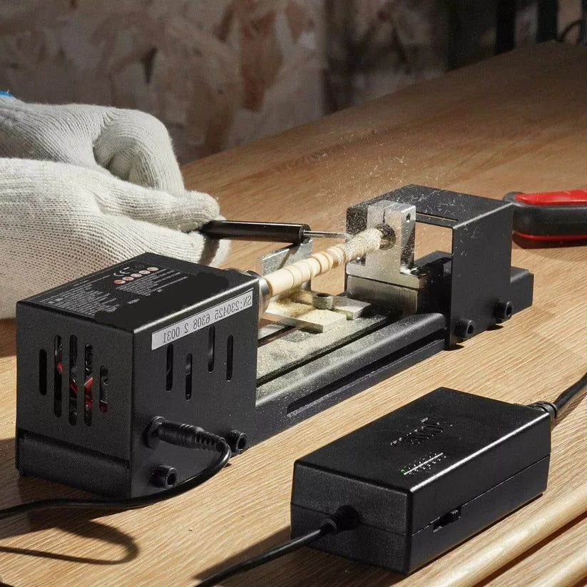 Compact Wooden Turning Lathe Tool