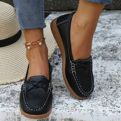 Comfortable Genuine Leather Slip On Loafers Shoes