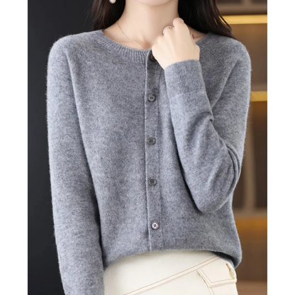 Ladies' Crew Neck Knit Sweater