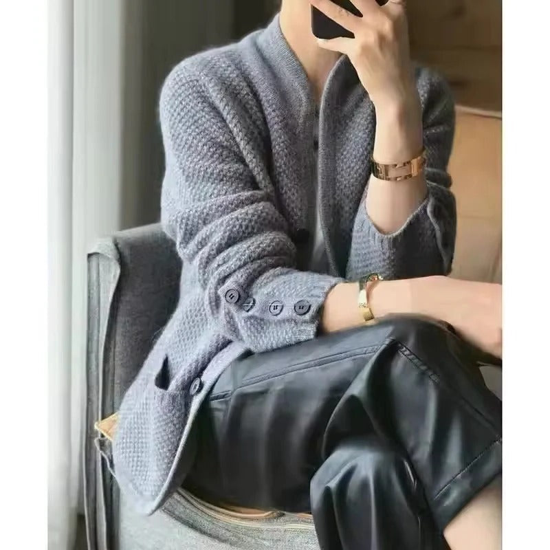 Warm Cozy Woolen Winter Jacket