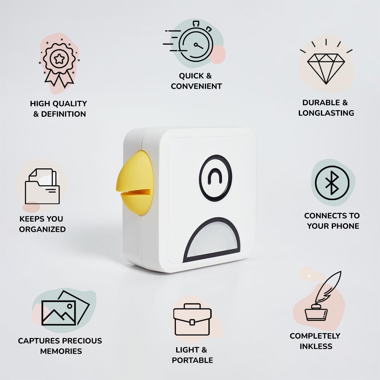 Portable Compact Mobile Printer