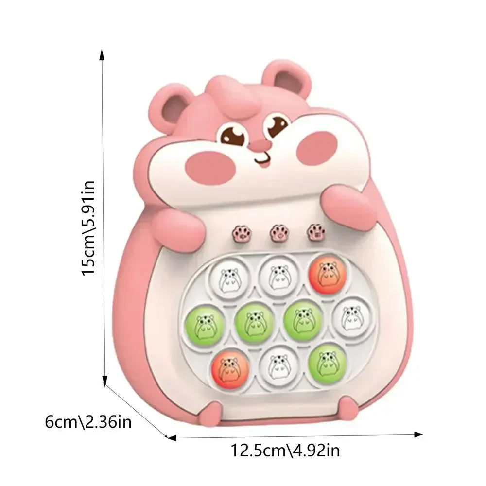 Fun Hamster Puzzle Toy for Kids with 4 Games - Halri