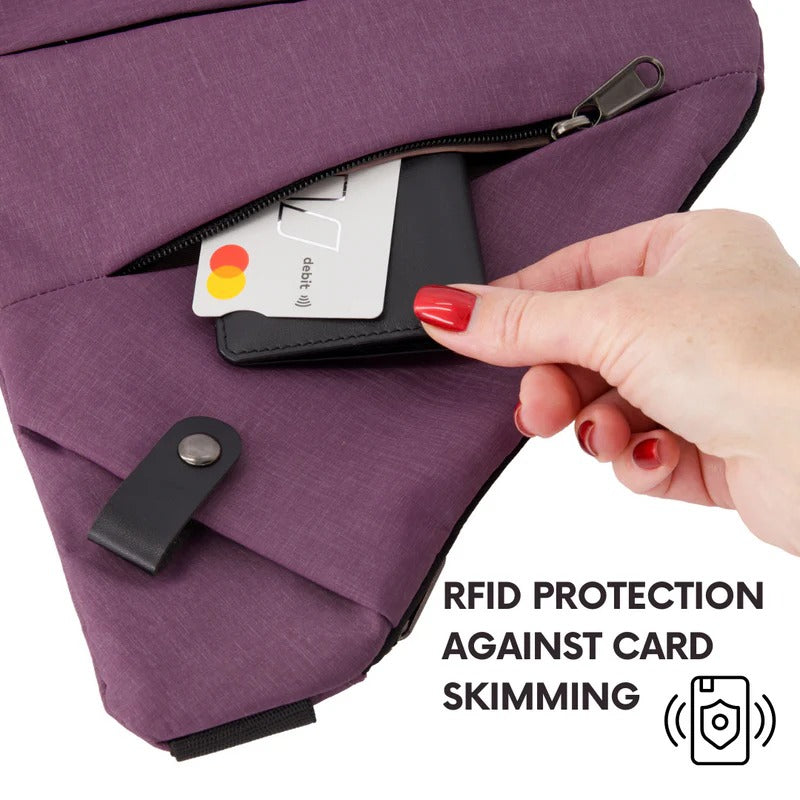 Secure Travel Cross Body Purse